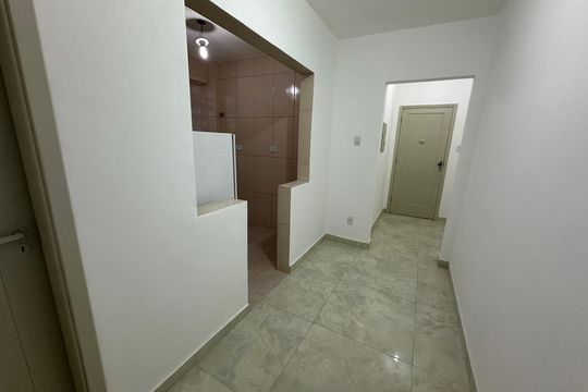 Sala de apartamento para alugar com 1 quarto, 45m² em Centro, São Vicente