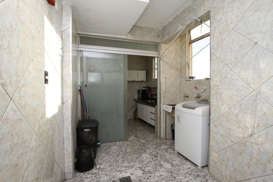 Área de Serviço de apartamento à venda com 3 quartos, 80m² em Nova Gameleira, Belo Horizonte