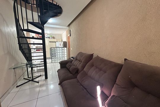 Sala de apartamento à venda com 2 quartos, 84m² em São Benedito, Belo Horizonte