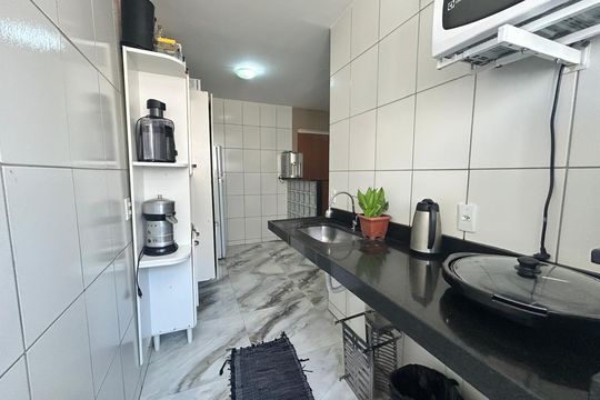 Cozinha de apartamento à venda com 2 quartos, 84m² em São Benedito, Belo Horizonte