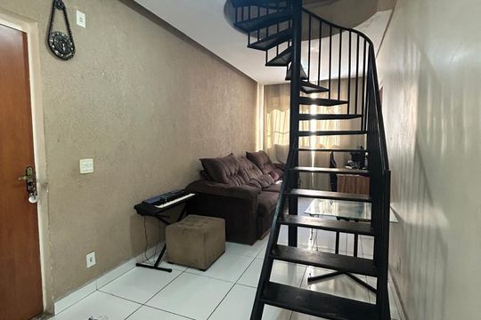 Sala de apartamento à venda com 2 quartos, 84m² em São Benedito, Belo Horizonte