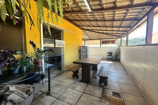 Área externa de apartamento à venda com 2 quartos, 84m² em São Benedito, Belo Horizonte