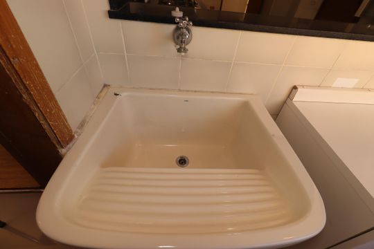 Área de Serviço - Tanque de apartamento à venda com 3 quartos, 109m² em Vila Guiomar, Santo André