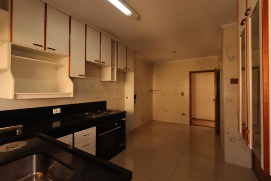 Cozinha de apartamento à venda com 3 quartos, 109m² em Vila Guiomar, Santo André