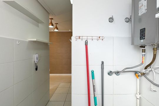Área de Serviço de apartamento para alugar com 2 quartos, 56m² em Planalto, São Bernardo do Campo