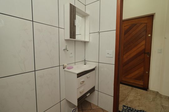 Banheiro de apartamento à venda com 1 quarto, 45m² em Centro Histórico de São Paulo, São Paulo