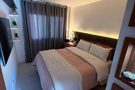 Quarto de apartamento à venda com 2 quartos, 47m² em Centro, Curitiba