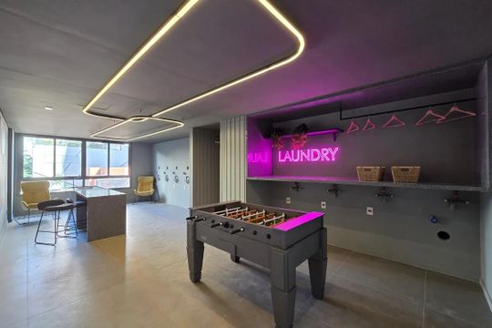 Sala de Jogos de apartamento à venda com 1 quarto, 24m² em Vila Nova Conceição, São Paulo