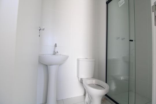 Banheiro de apartamento para alugar com 2 quartos, 39m² em Vila Gea, São Paulo