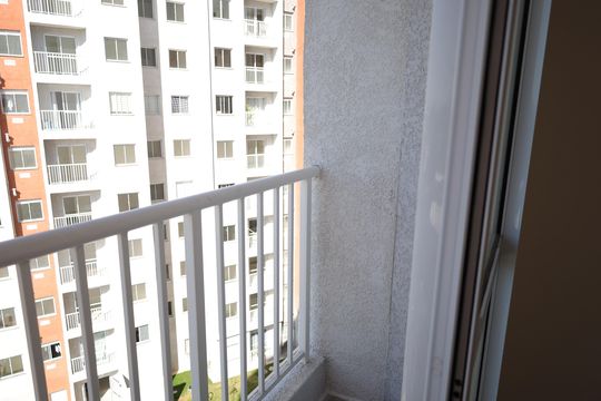 Varanda da Sala de apartamento para alugar com 2 quartos, 39m² em Vila Gea, São Paulo