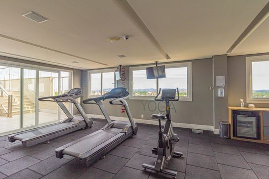 Área comum - Academia de apartamento para alugar com 1 quarto, 39m² em Marechal Rondon, Canoas