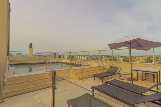 Área comum - Piscina de apartamento para alugar com 1 quarto, 39m² em Marechal Rondon, Canoas