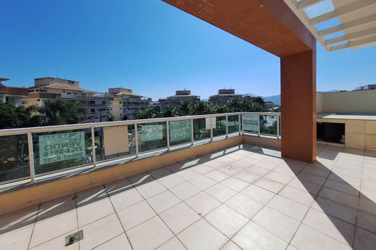 Varanda da Sala de apartamento à venda com 3 quartos, 190m² em Itacoatiara, Niterói