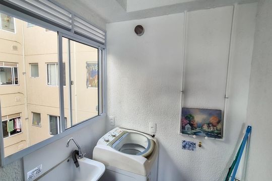 Cozinha e Área de Serviço de apartamento para alugar com 2 quartos, 40m² em Brás de Pina, Rio de Janeiro