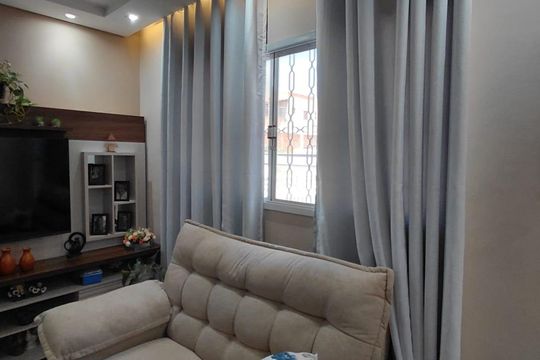 Sala de casa para alugar com 2 quartos, 115m² em Residencial Votorantim Park I, Votorantim