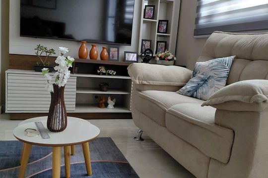 Sala de casa para alugar com 2 quartos, 115m² em Residencial Votorantim Park I, Votorantim