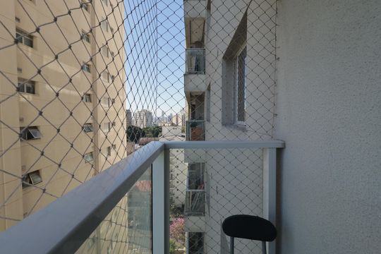 Varanda de kitnet/studio à venda com 1 quarto, 28m² em Aclimação, São Paulo