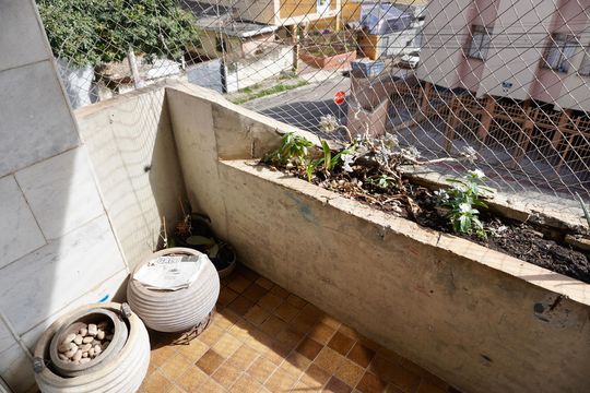 Varanda da Sala de apartamento à venda com 3 quartos, 110m² em Nova Floresta, Belo Horizonte