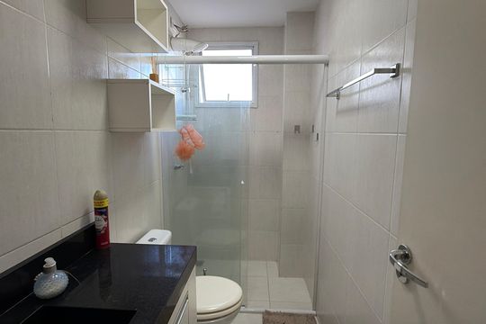 Banheiro de apartamento para alugar com 1 quarto, 38m² em Mooca, São Paulo
