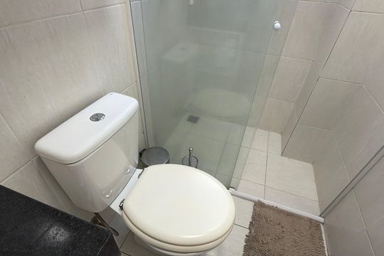 Banheiro de apartamento para alugar com 1 quarto, 38m² em Mooca, São Paulo