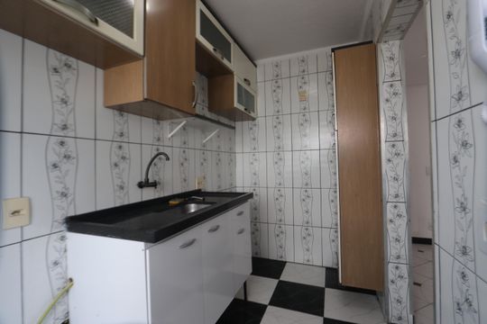 Cozinha de apartamento à venda com 2 quartos, 50m² em Sapopemba, São Paulo