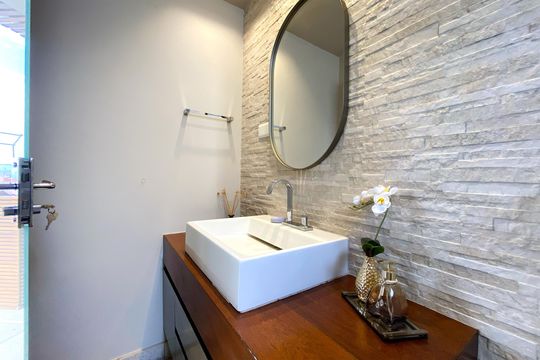 Lavabo de apartamento à venda com 4 quartos, 250m² em Estoril, Belo Horizonte