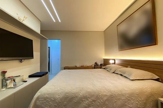 Suite 1 de apartamento à venda com 4 quartos, 176m² em Buritis, Belo Horizonte