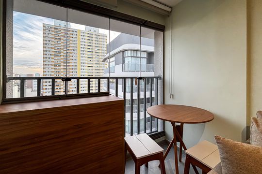 Apartamento para alugar com 1 quarto, 27m² em Pinheiros, São Paulo