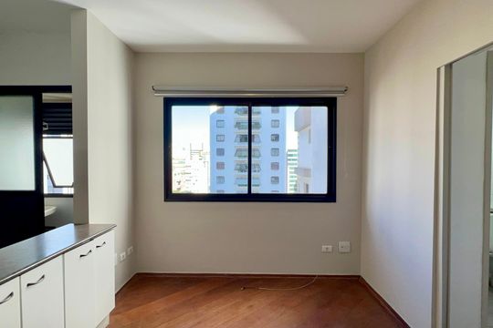 Sala de apartamento para alugar com 1 quarto, 32m² em Jardim Paulista, São Paulo