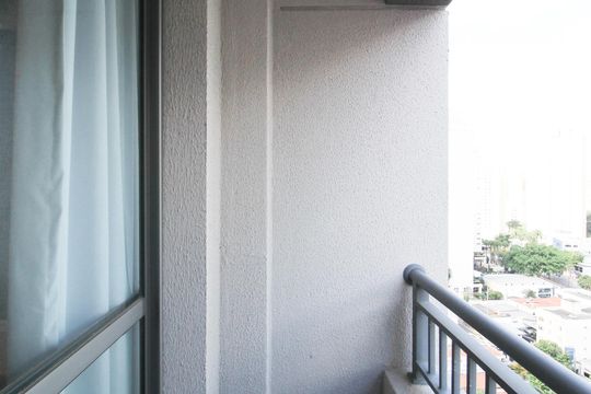 Varanda de apartamento para alugar com 1 quarto, 24m² em Vila Nova Conceição, São Paulo