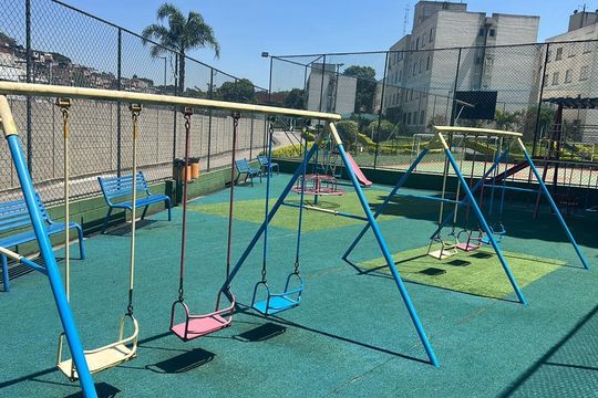 Área externa de apartamento à venda com 2 quartos, 64m² em Piraporinha, São Paulo