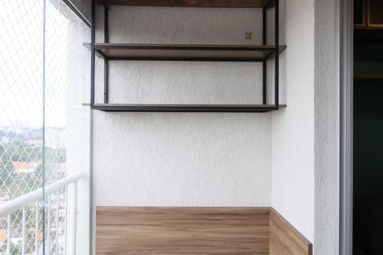 Varanda de apartamento para alugar com 1 quarto, 38m² em Super Quadra Morumbi, São Paulo