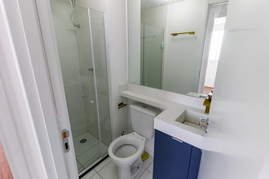 Banheiro de apartamento para alugar com 2 quartos, 35m² em Morumbi, São Paulo