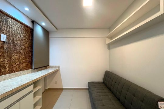 Sala de apartamento para alugar com 1 quarto, 40m² em Centro, Campinas