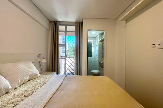 Quarto de apartamento para alugar com 1 quarto, 40m² em Centro, Campinas
