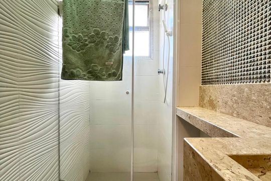Banheiro de apartamento para alugar com 1 quarto, 40m² em Centro, Campinas