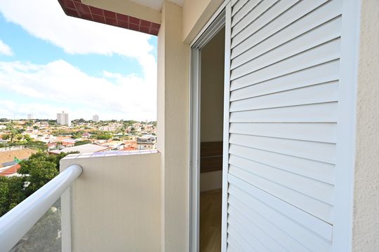 Varanda do Quarto de apartamento à venda com 1 quarto, 40m² em Mirandópolis, São Paulo