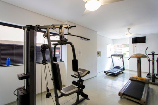 Área comum - Academia de apartamento à venda com 4 quartos, 147m² em Vila Assunção, Santo André