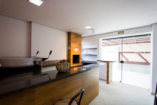 Área comum - Churrasqueira de apartamento à venda com 4 quartos, 147m² em Vila Assunção, Santo André