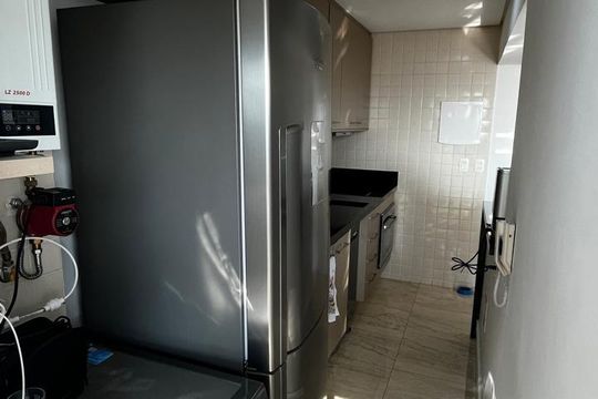Cozinha de apartamento à venda com 2 quartos, 59m² em Vila Prudente, São Paulo