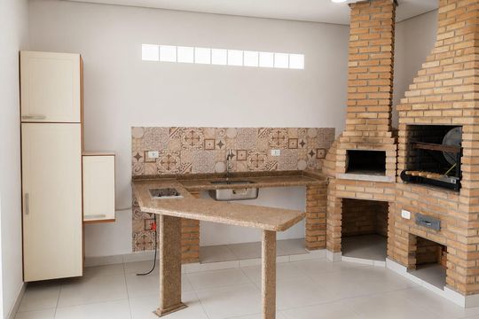 Churrasqueira de casa de condomínio para alugar com 3 quartos, 200m² em Jardim dos Estados, Taubaté