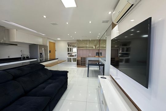 Sala de apartamento para alugar com 2 quartos, 70m² em Melville Empresarial Ii, Barueri