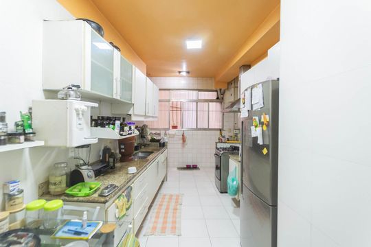 Cozinha de apartamento à venda com 3 quartos, 132m² em Tijuca, Rio de Janeiro