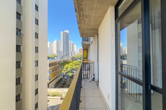 Sacada de apartamento para alugar com 1 quarto, 32m² em Santo Amaro, São Paulo