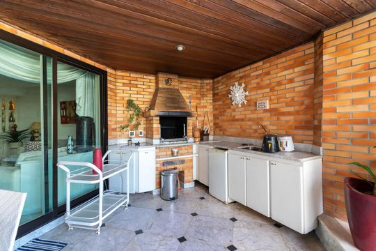 Varanda Gourmet de apartamento à venda com 4 quartos, 520m² em Santana, São Paulo