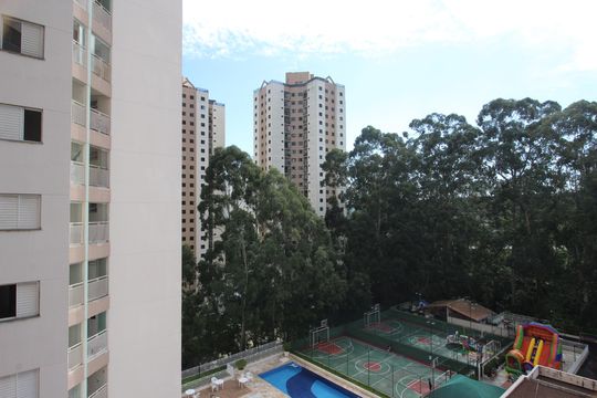 Vista da Varanda de apartamento à venda com 2 quartos, 59m² em Vila Sonia do Taboao, Taboão da Serra