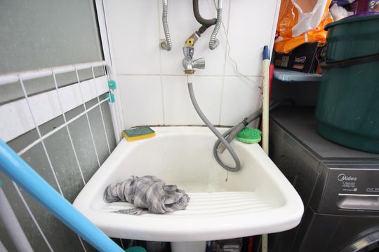 Área de Serviço de apartamento à venda com 2 quartos, 59m² em Vila Sonia do Taboao, Taboão da Serra