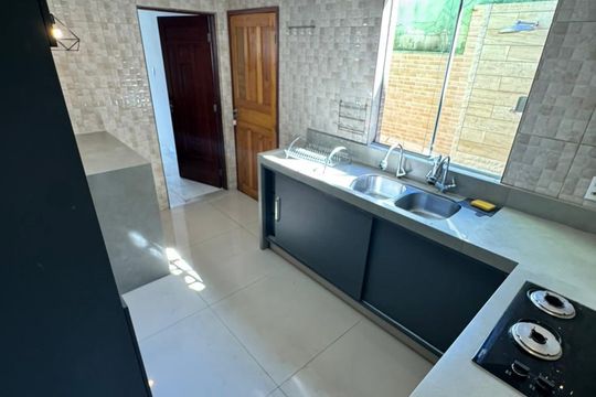 Cozinha de casa para alugar com 2 quartos, 64m² em Alto Aririu, Palhoça