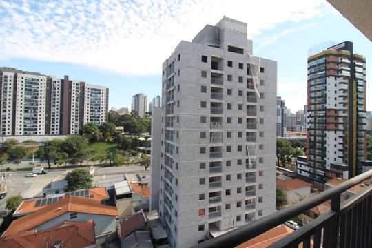 Studio - Varanda de kitnet/studio para alugar com 1 quarto, 26m² em Vila Dom Pedro Ii, São Paulo