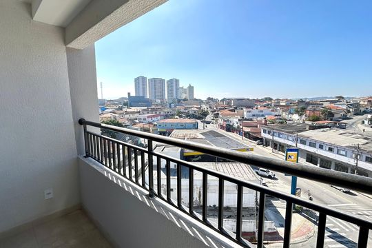 Varanda da Sala de apartamento à venda com 3 quartos, 59m² em Vila Florida, Guarulhos